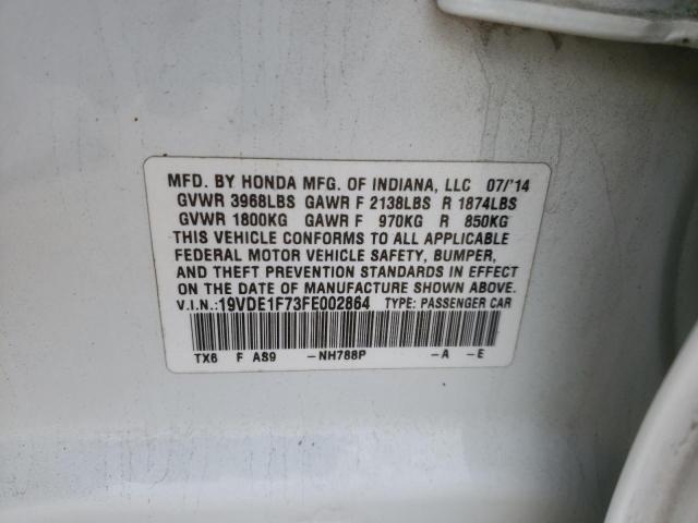 2015 ACURA ILX 20 TEC - 19VDE1F73FE002864