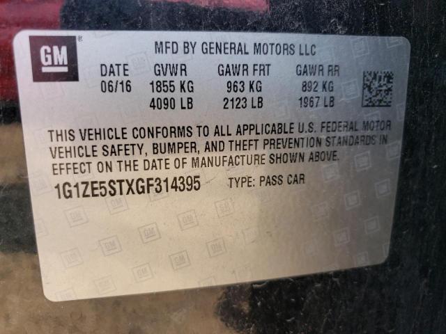 2016 CHEVROLET MALIBU LT - 1G1ZE5STXGF314395