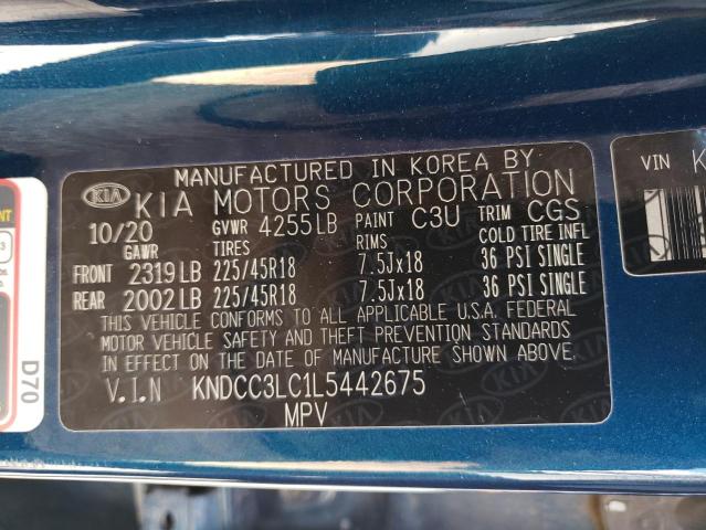 2020 KIA NIRO TOURI - KNDCC3LC1L5442675