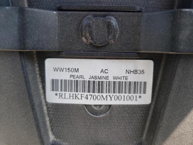 2021 HONDA WW150 RLHKF4700MY001001