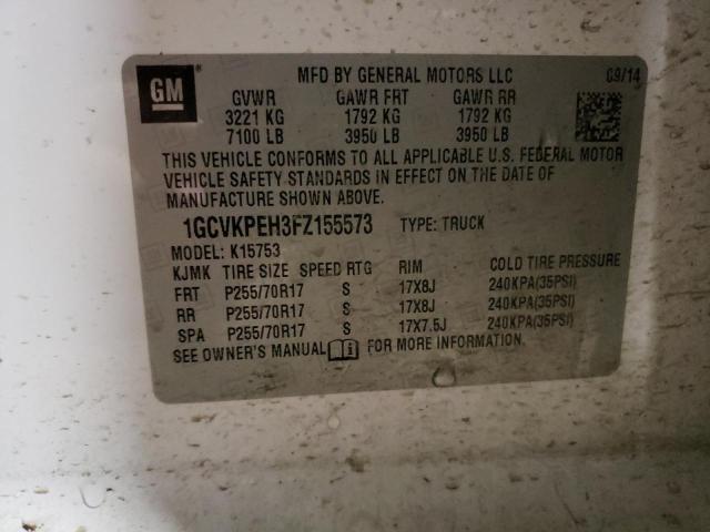2015 CHEVROLET SILVERADO - 1GCVKPEH3FZ155573