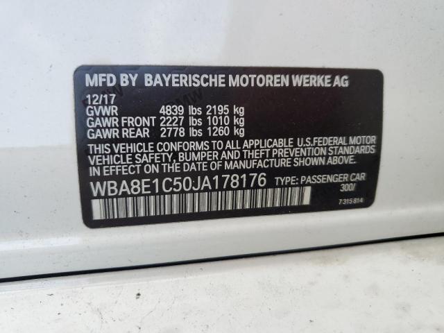 2018 BMW 330E - WBA8E1C50JA178176