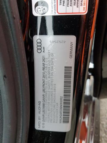 2016 AUDI S6 PRESTIG WAUH2AFC0GN093052