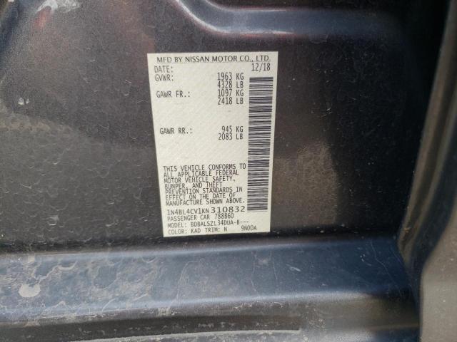1N4BL4CV1KN310832 Nissan ALTIMA SR