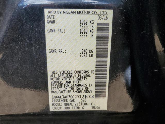 1N4AL3AP7GC202633 Nissan ALTIMA 2.5