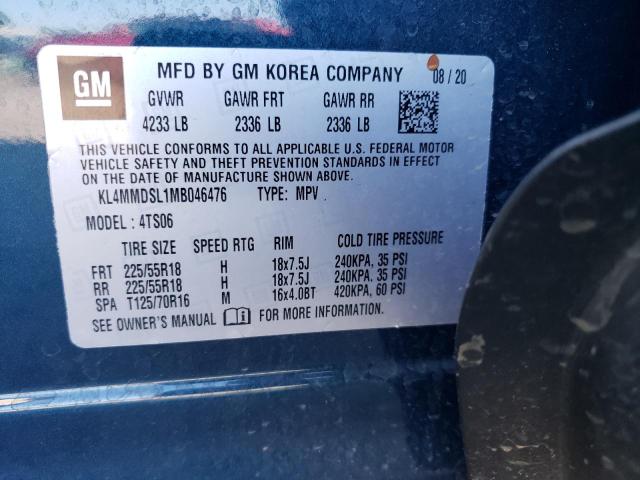 KL4MMDSL1MB046476 Buick Encore Gx Select
