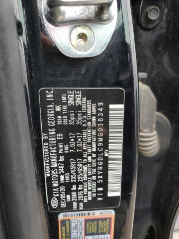 5XYRGDLC9MG018349 KIA SORENTO LX