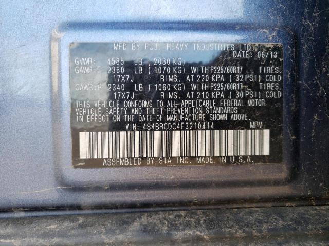 4S4BRCDC4E3210414 Subaru Outback 2.5i Premium