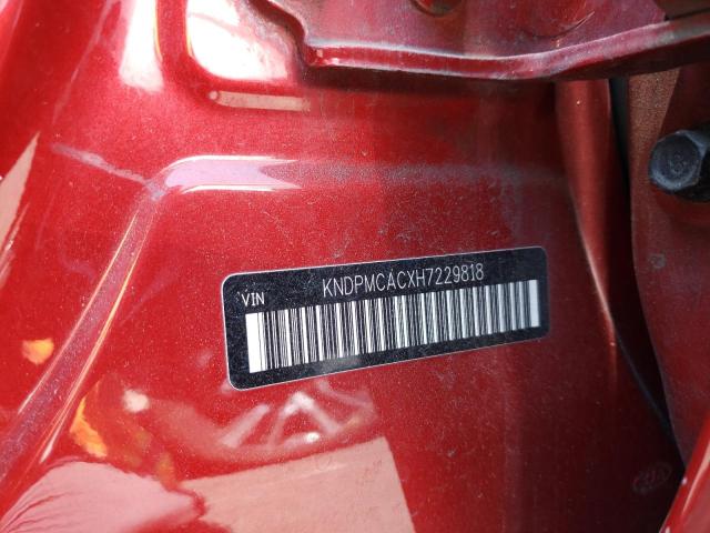 KNDPMCACXH7229818 KIA Sportage Lx