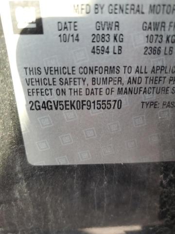 2G4GV5EK0F9155570 Buick Regal