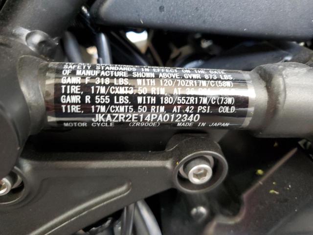 2023 KAWASAKI ZR900 - JKAZR2E14PA012340