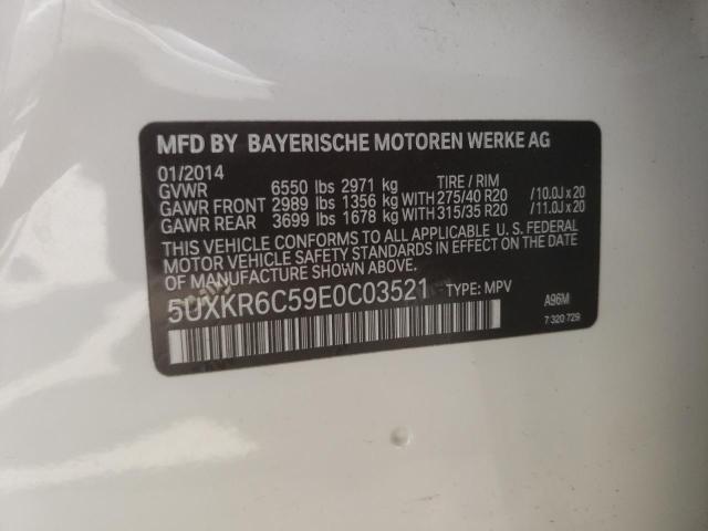 5UXKR6C59E0C03521 BMW X5 Xdrive50i