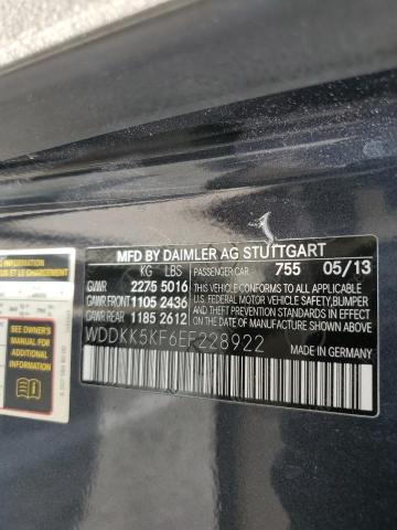 WDDKK5KF6EF228922 Mercedes-Benz E 350