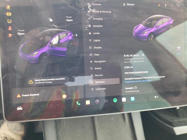 5YJ3E1EB1NF203969 Tesla MODEL 3