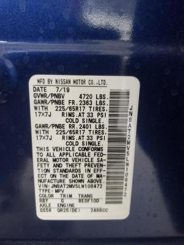 JN8AT2MV5LW108472 Nissan ROGUE S