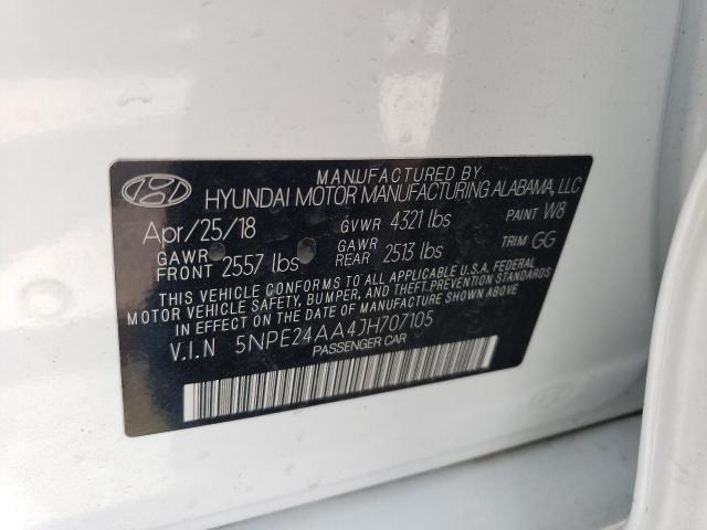 2018 HYUNDAI SONATA ECO - 5NPE24AA4JH707105