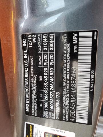 4JGDA5JB4HA887468 Mercedes-Benz GLE 350