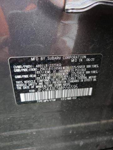 JF2SKAXC5MH556595 Subaru Forester Touring
