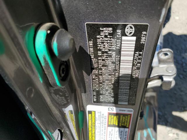 4T1B61HK5JU030152 Toyota CAMRY XSE