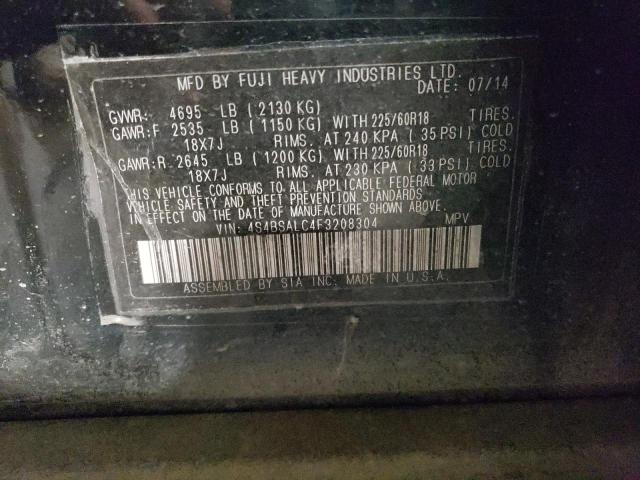 4S4BSALC4F3208304 Subaru Outback 2.5i Limited
