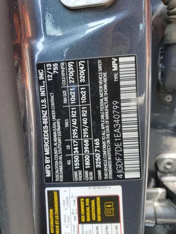 4JGDF7DE1EA340799 Mercedes-Benz Gl 550 4matic