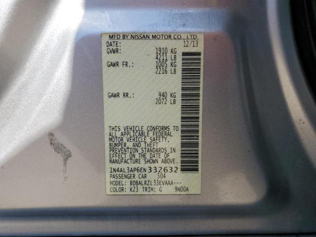 1N4AL3AP6EN332632 Nissan ALTIMA 2.5