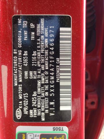 5XXGM4A71FG466971 KIA Optima Lx