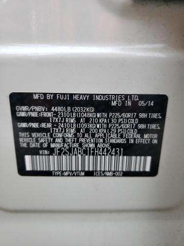 JF2SJABC1FH442431 Subaru Forester 2.5i