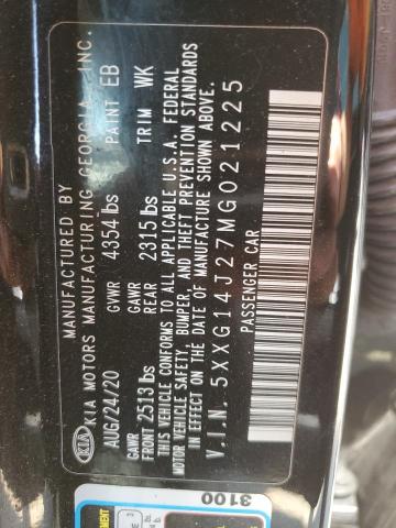 5XXG14J27MG021225 KIA K5 LXS