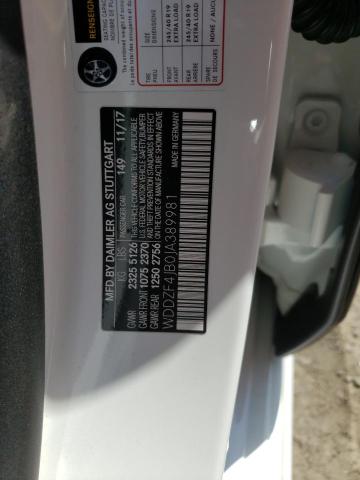 WDDZF4JB0JA389981 Mercedes-Benz E 300