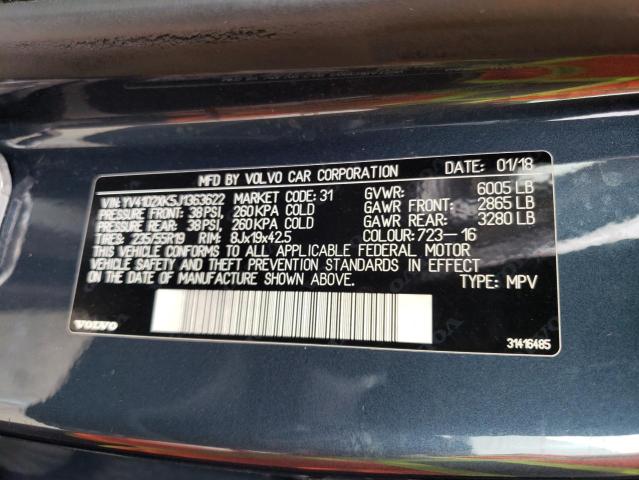 YV4102XK5J1363622 Volvo XC90 T5