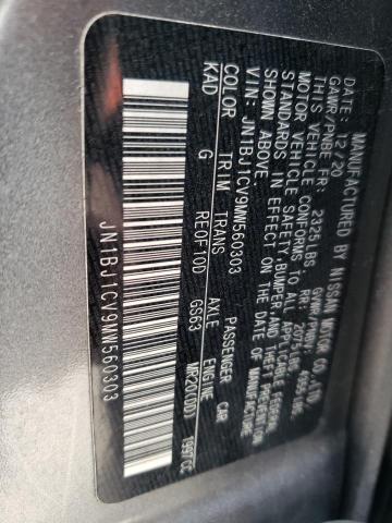 JN1BJ1CV9MW560303 Nissan Rogue Sport Sl