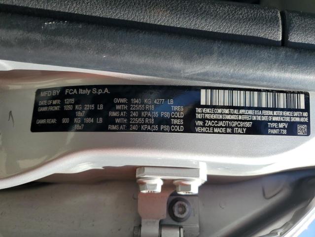 ZACCJADT1GPC91567 Jeep Renegade Limited
