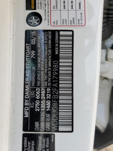 2015 MERCEDES-BENZ S 550 4MAT - WDDUG8FB2FA179980