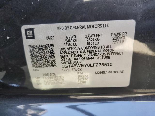 1GT49WEY0LF275510 GMC Sierra K3500 Denali