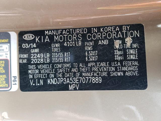 KNDJP3A53E7077889 KIA SOUL +
