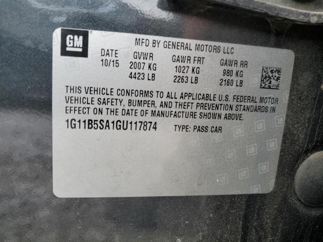 1G11B5SA1GU117874 Chevrolet Malibu Limited Ls