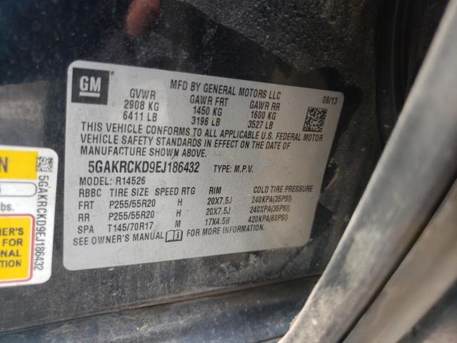 5GAKRCKD9EJ186432 Buick Enclave