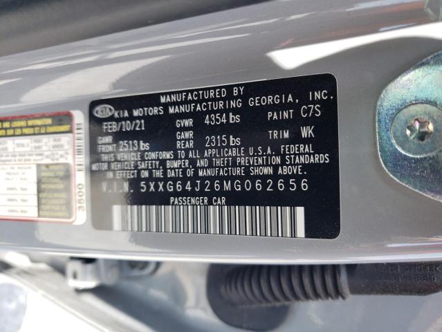 5XXG64J26MG062656 KIA K5 GT LINE