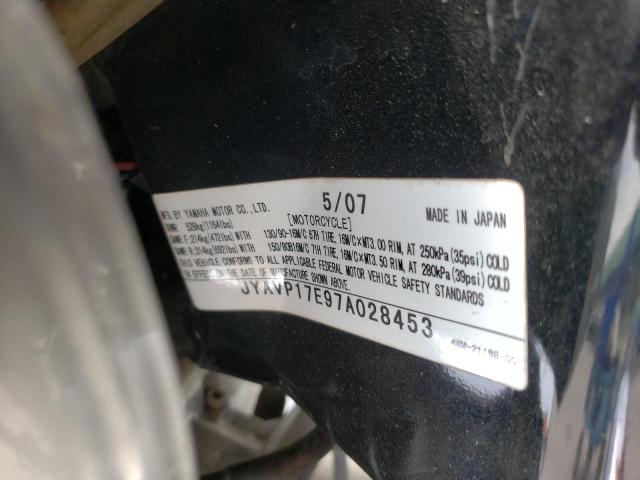 2007 YAMAHA XV1700 A JYAVP17E97A028453
