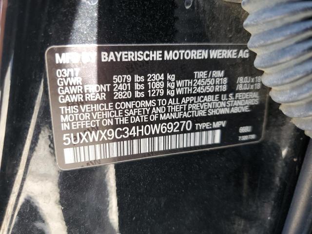 5UXWX9C34H0W69270 BMW X3 Xdrive28i