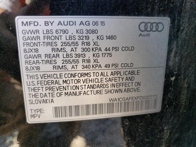 WA1CGAFEXFD032273 2015 AUDI Q7, photo no. 13