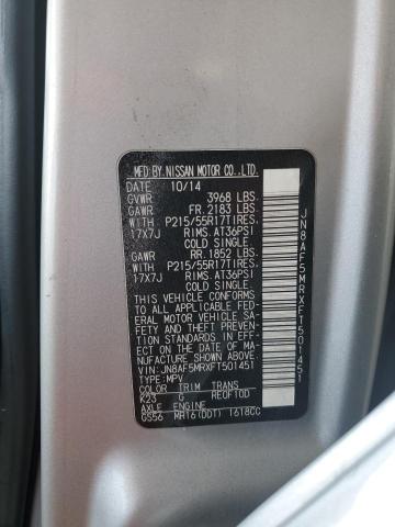 2015 NISSAN JUKE S - JN8AF5MRXFT501451