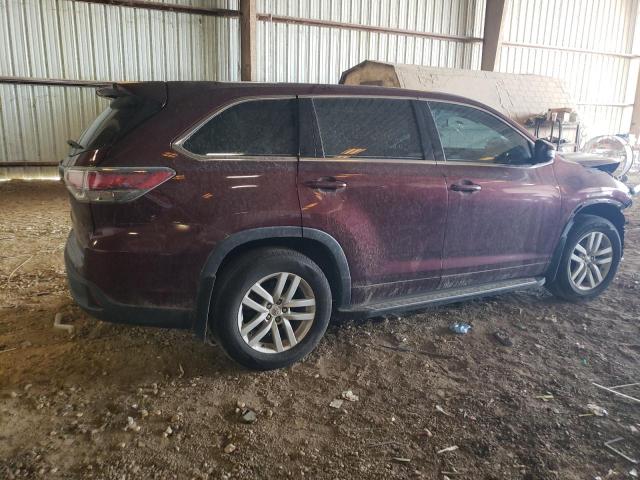 VIN 5TDZARFH5ES009089 2014 Toyota Highlander, LE no.3