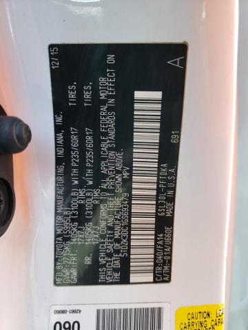 5TDZK3DC1GS693479 Toyota SIENNA