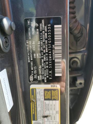 5XXGM4A75FG503536 KIA Optima Lx