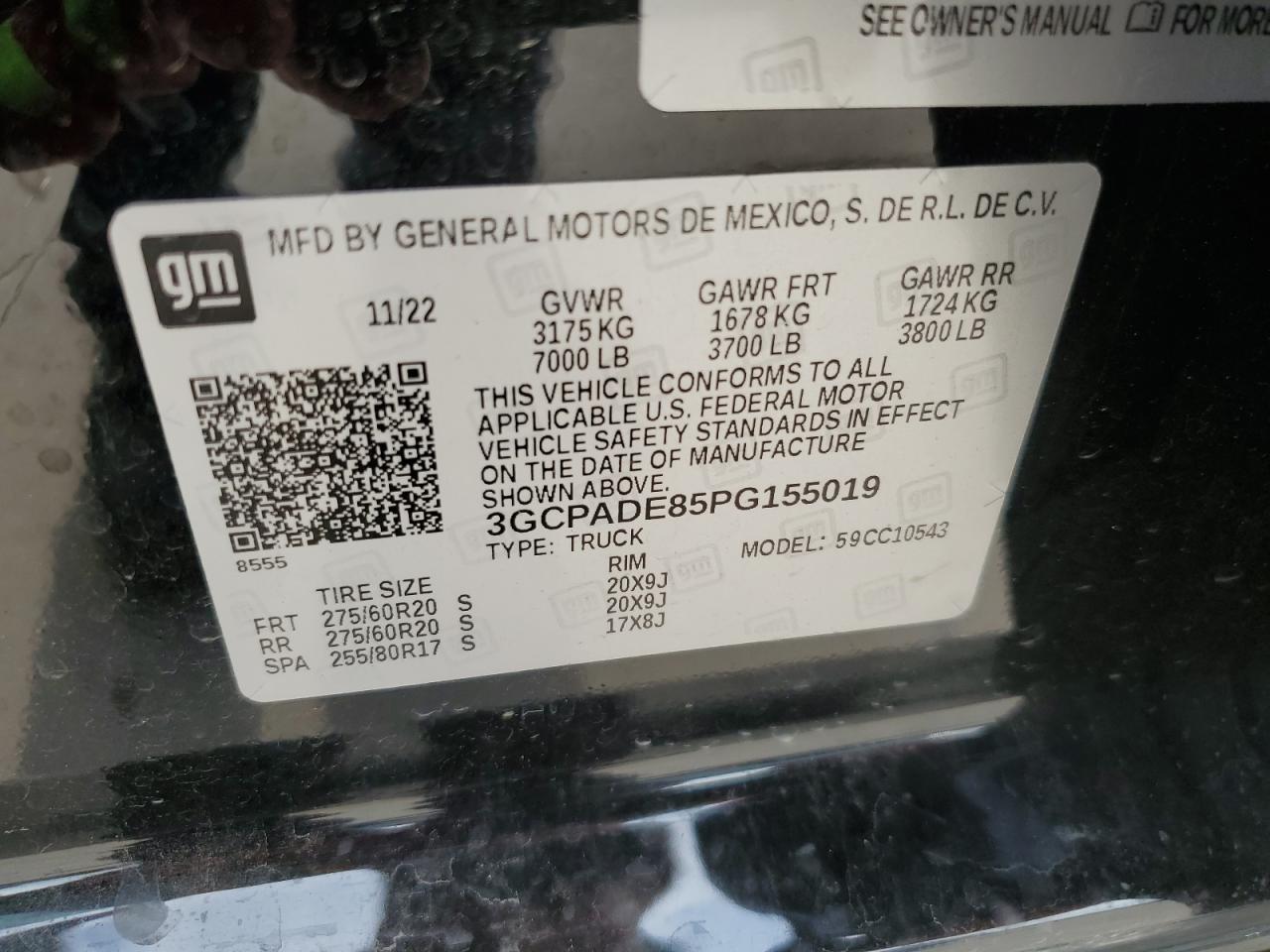 3GCPADE85PG155019 CHEVROLET ALL Models 2023