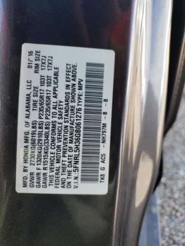 2016 HONDA ODYSSEY SE - 5FNRL5H36GB061276