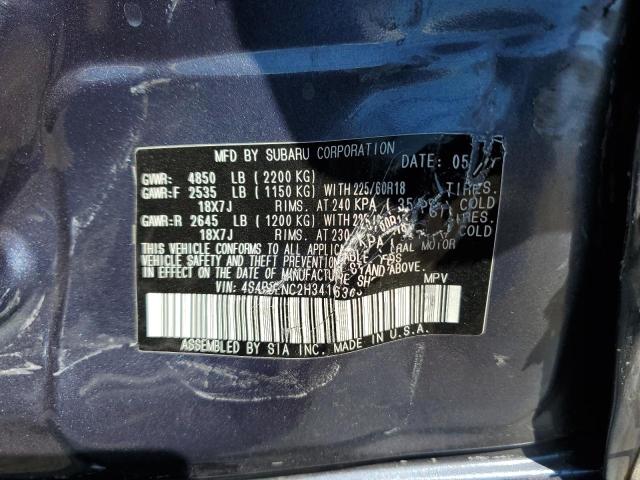 4S4BSENC2H3416303 Subaru Outback 3.6r Limited