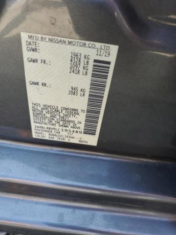 1N4BL4BV9LC195489 Nissan ALTIMA S